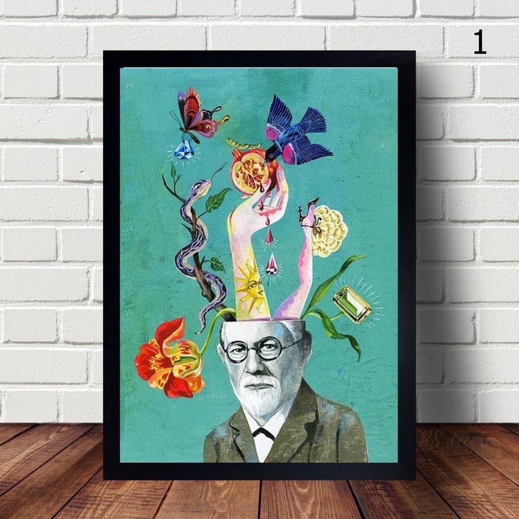 Quadros de decoração - decorativos - freud - 1 peça