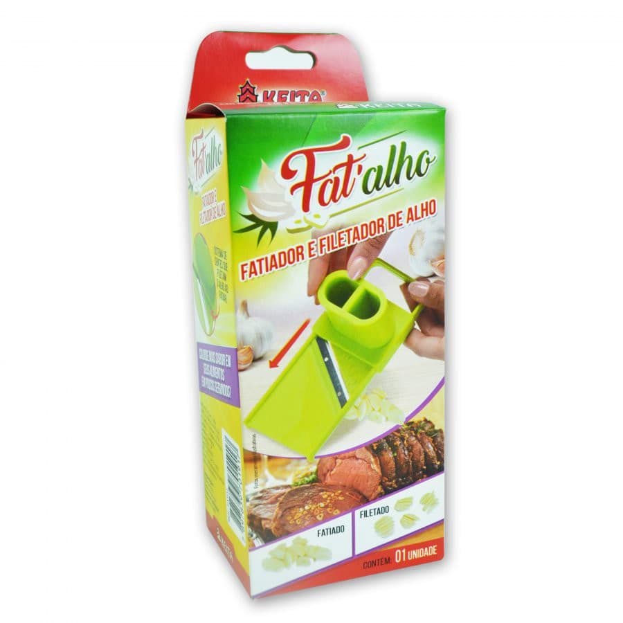 Fatiador e filetador para alho/Utensílio de Cozinha.