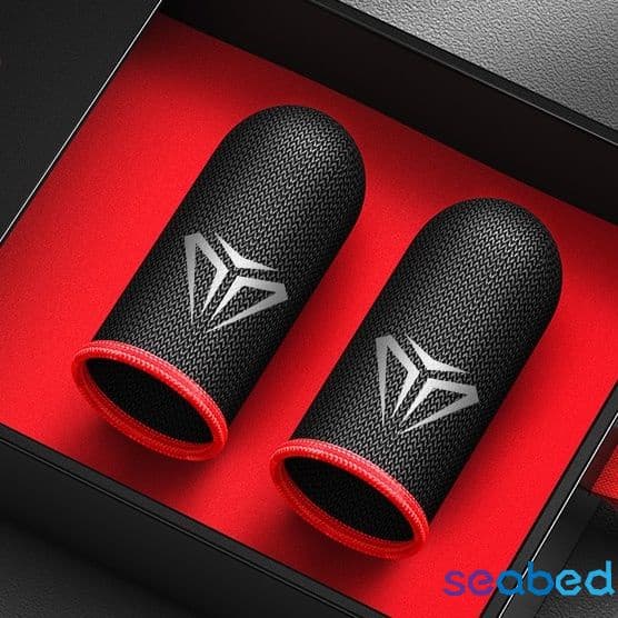 1pçs Luvas De Fibra De Carbono Respirável Antiderrapante Para Jogos / Dedo seabed