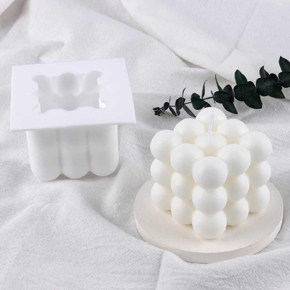 Molde Silicone Sabonete Vela Biscuit Modelo Bolinhas