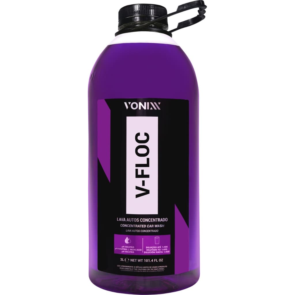 V-Floc 3L Shampoo Lava Autos Super Concentrado Vonixx