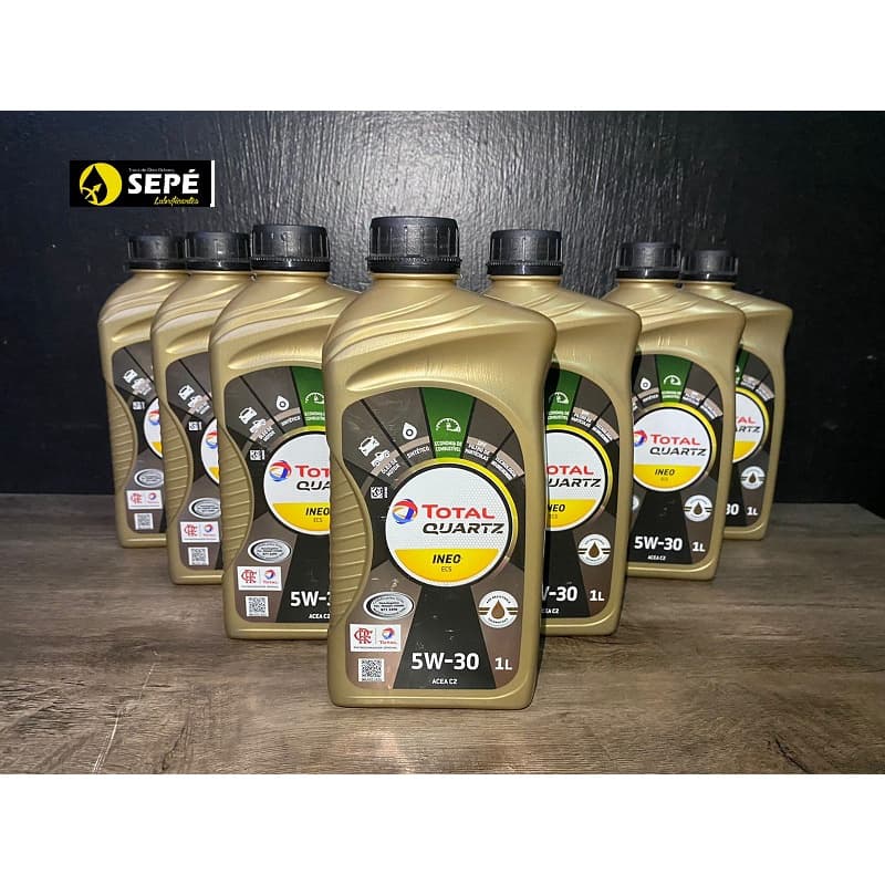 Kit 7 litros Total Quartz Ineo Ecs 5w30 Sintetico C2 Citroen E Pegeot Jumper E Boxer