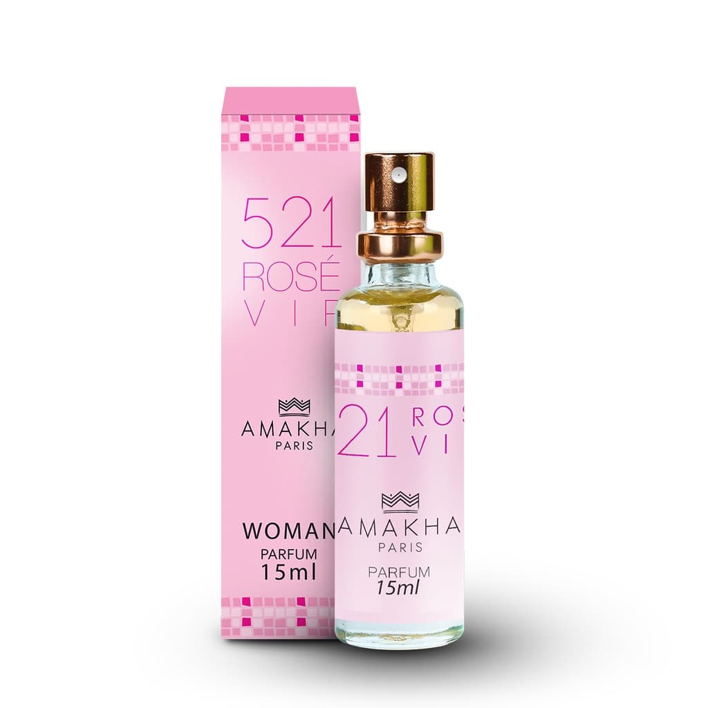 Perfume Amakha Paris 521 Vip Rosé - 15ml Original center