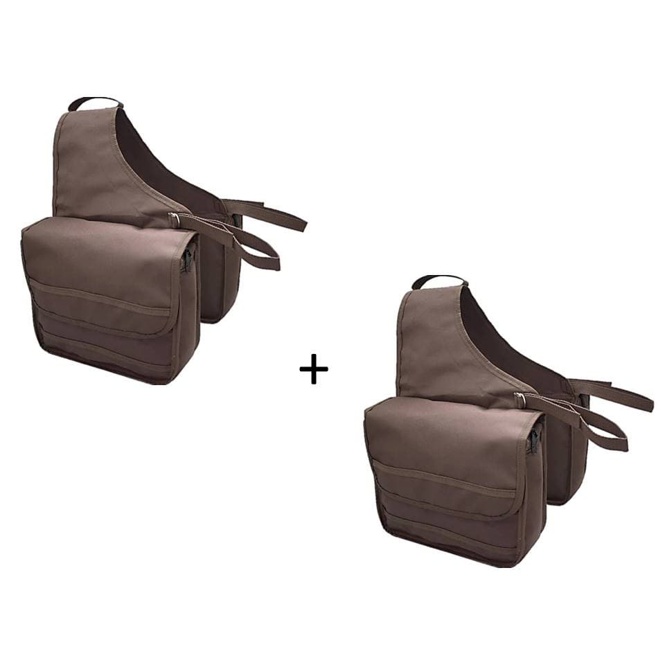 Kit 2 Bolsa Alforge Térmico Pra Cavalos Em Lona Impermeável