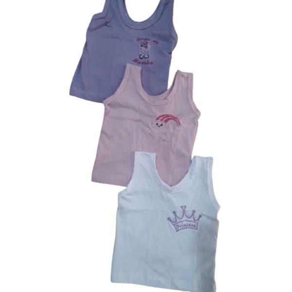 Camisas para bebê RN bordadas