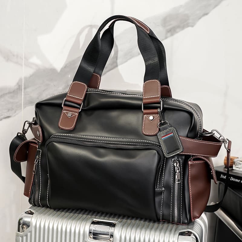 Homem Bolsa Para Laptop De Couro De Alta Qualidade Retro Dos Homens Maleta De Moda Masculina Saco Crossbody