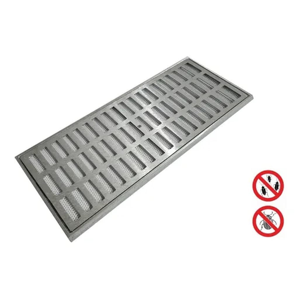 Ralo Grelha 20x50 Linear C/ Tela Anti Inseto
