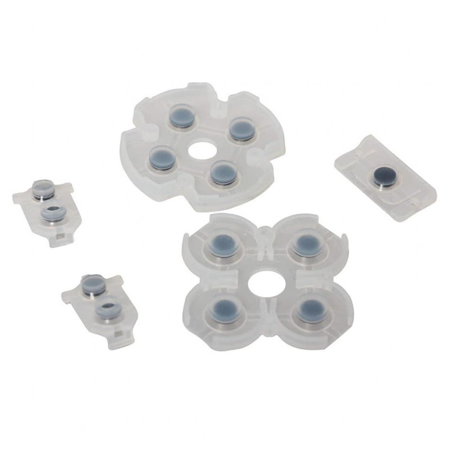 Kit Borracha Condutiva Reparo Botões Controle PS4 JDS / JDM 030 040