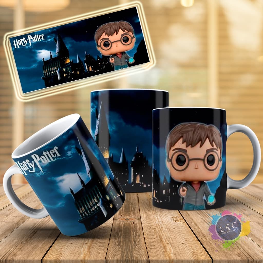 CANECA DE PORCELNA HARRY POTTER - EDIÇÃO COLECIONÁVEIS