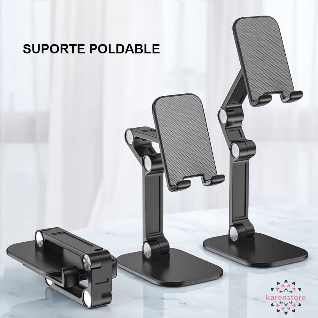 Porta Suporte Leve Celular Tablet Suporte de Mesa Apoio Portátil Articulado Originais 2021-Envio Imediato