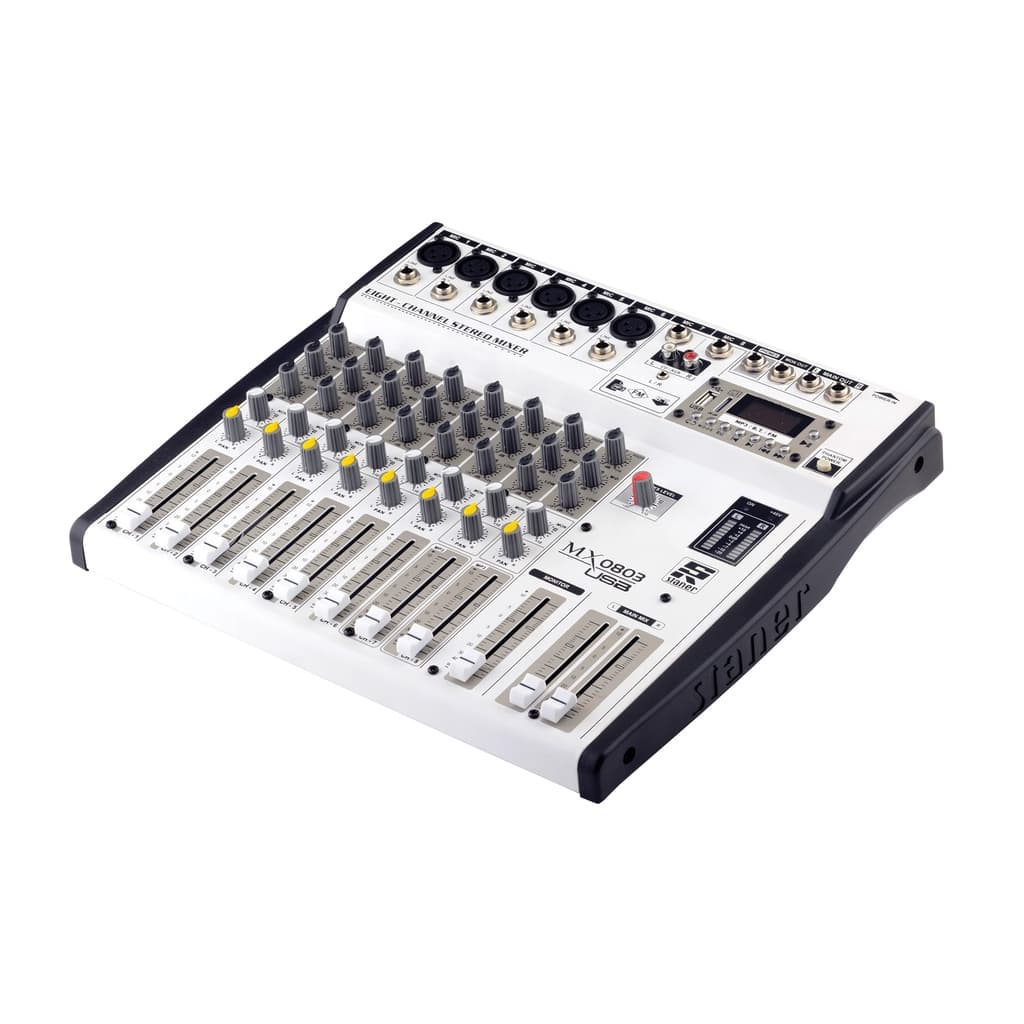 Mesa De Som Staner 8 Canais Mx-08.03 Usb