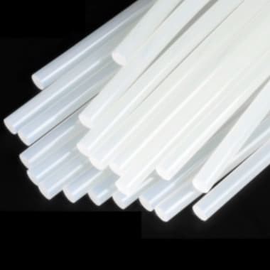 10 Bastão de Cola Quente Fina 7mm/Grosso 11mm Bastões de Refil Fino Transparente(Kit com 10 Unidades)