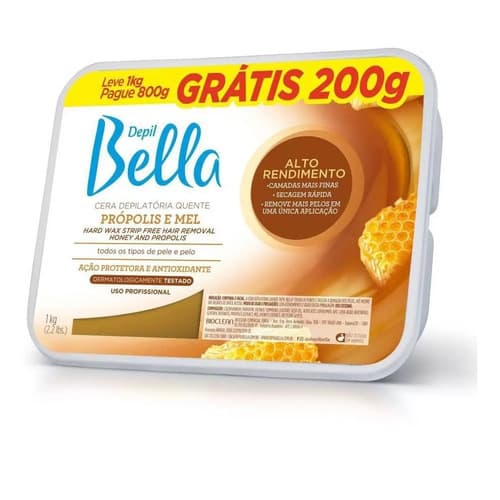 Cera Depilatória Quente 1kg Depil Bella D