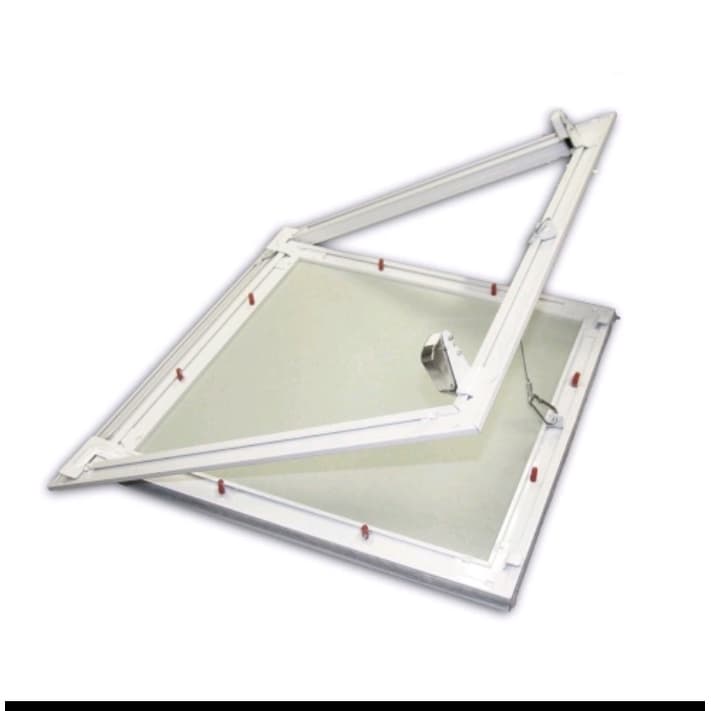 Alçapão com click em Alumínio com Tampa para Forro Drywall 600x600mm