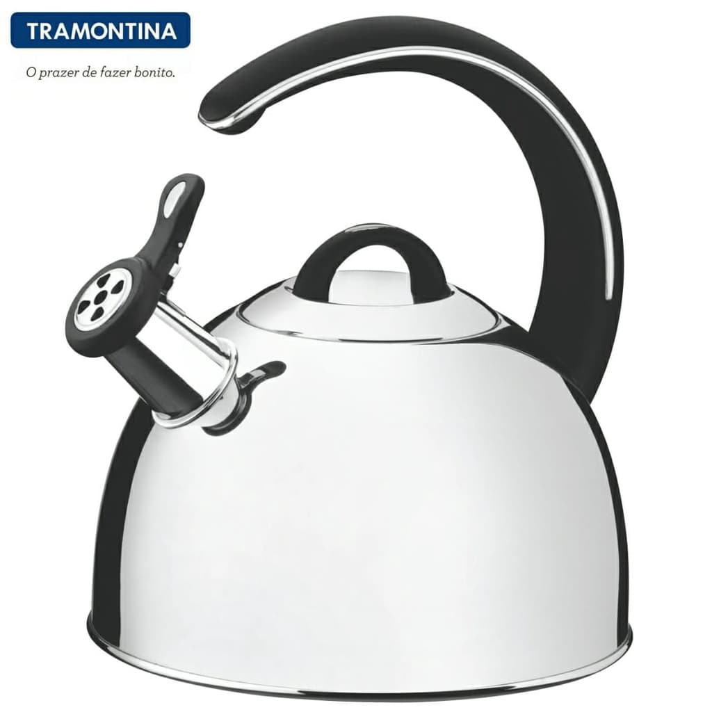 Chaleira Tramontina com Apito e Fundo Triplo top de linha