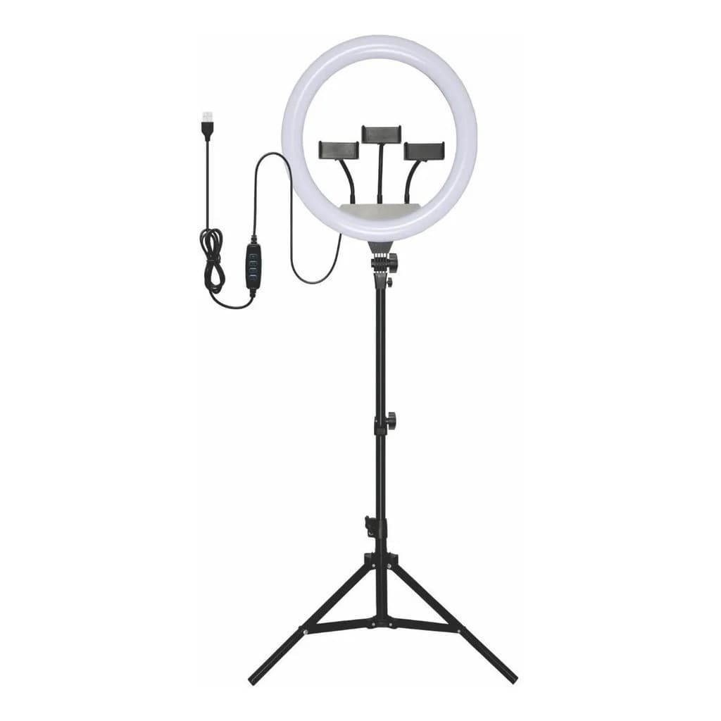 Ring Light Led Iluminador 35cm 14 Polegadas Completo 2,1m Tripé 210cm