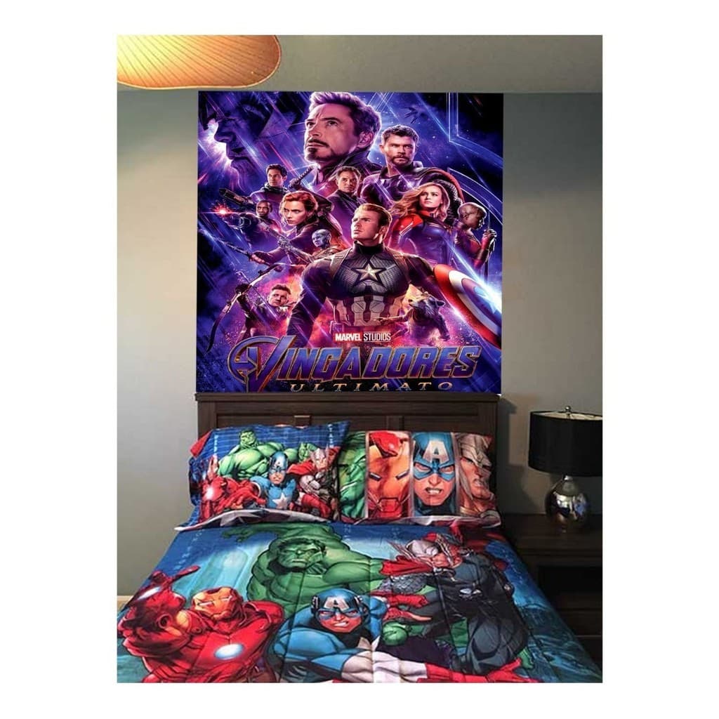 Papel Parede Adesivo Vingadores Ultimato -2,00 Altx1,50 Larg