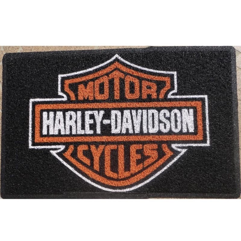 Tapete Capacho vinil 60x40 para porta - Harley-Devidson / Alta personalização, tapetesde séries é filmes.