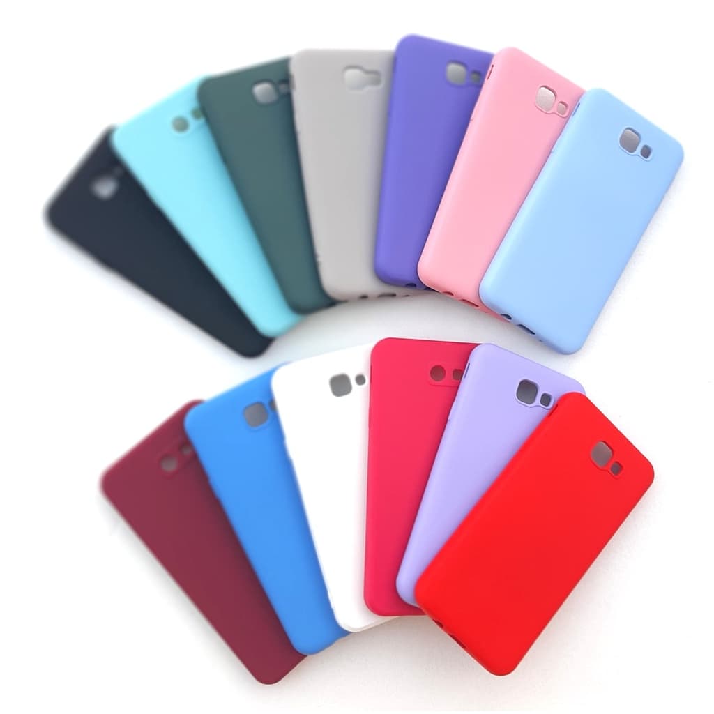 Capinha samsung j5 prime silicone aveludada para celular
