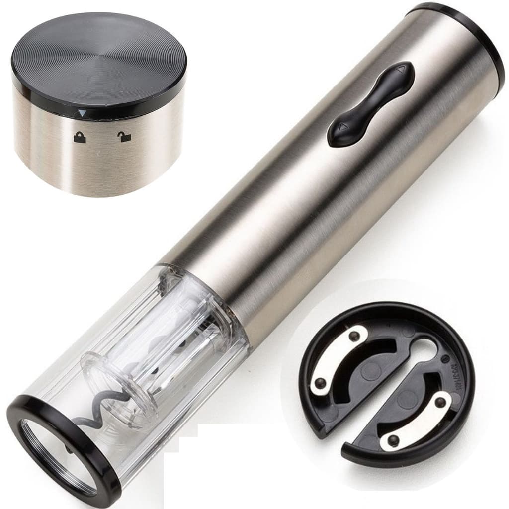 Kit de saca-rolhas elétrico automático - saca-rolhas de pilha de vinho