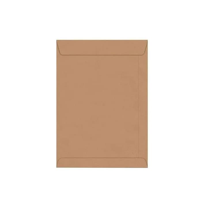 Kit 20 Envelope Saco Kraft Pardo Marrom 80g Tamanho 176 x 250mm