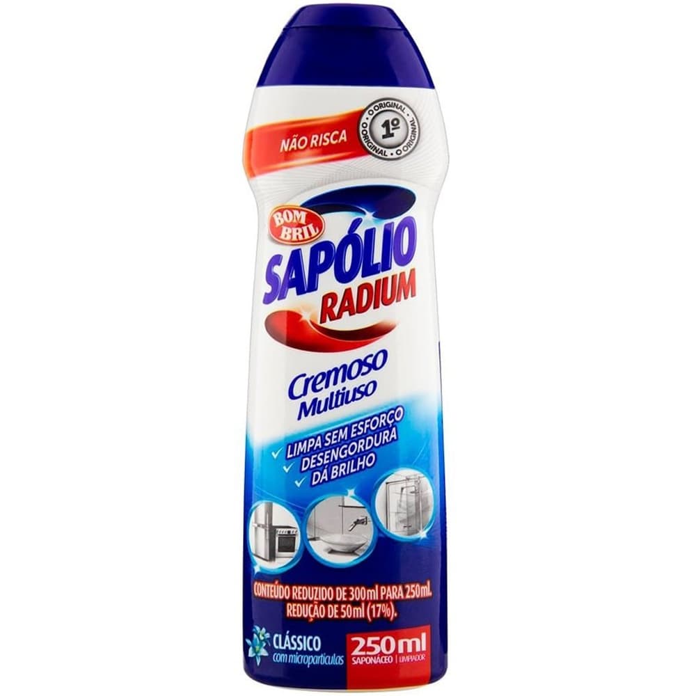 Sapólio Radium Cremoso Original Saponáceo Bombril 250ml