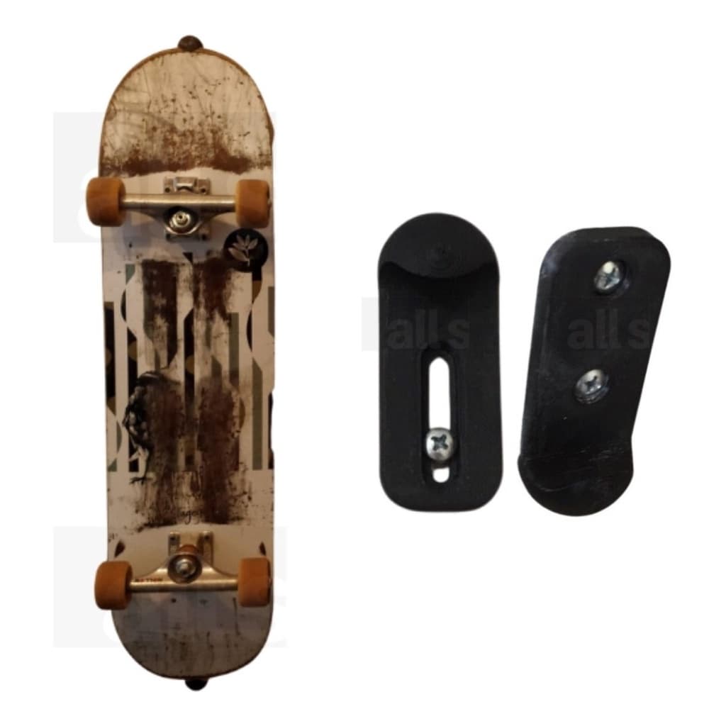 Suporte Apoio Skate Longboard Parede Com Parafusos Ajustavel