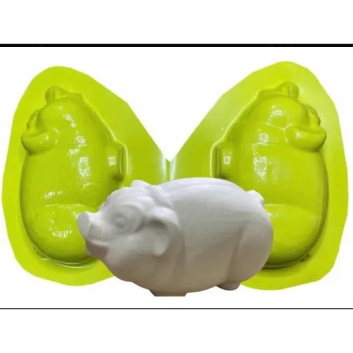 Molde Forma ABS Cofrinho Porquinho Gesso