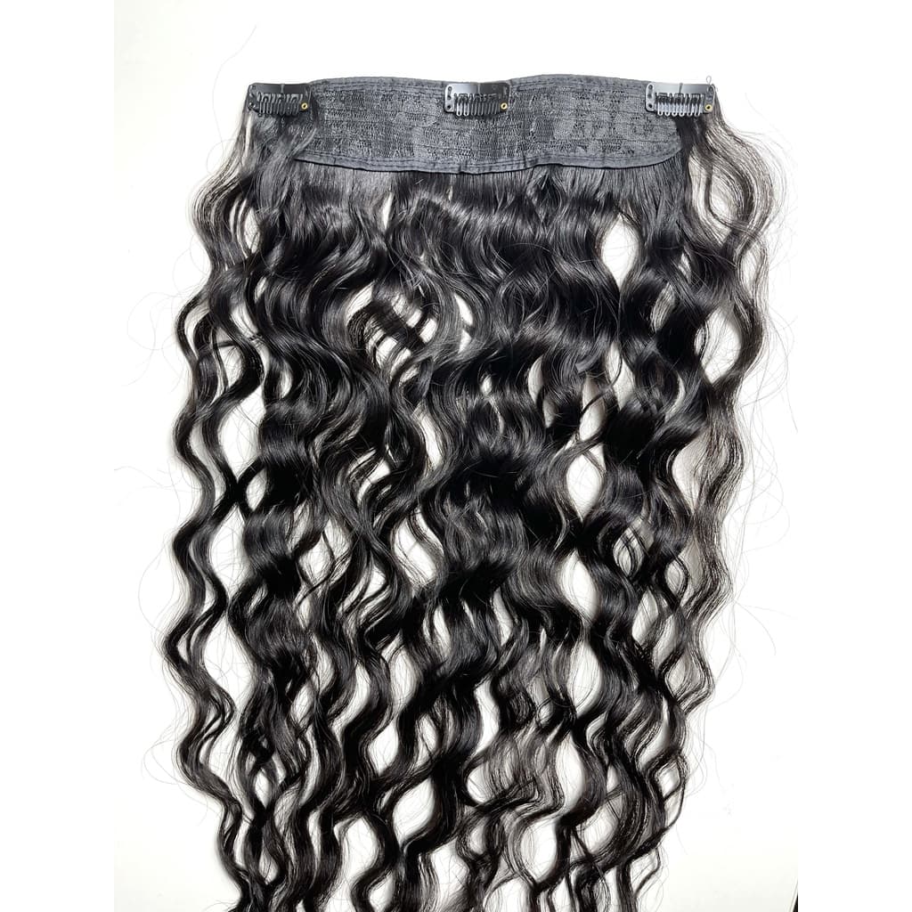 Aplique Tela Tic Tac Cabelo Humano Cacheado Aberto 50g 70cm Cacho 3