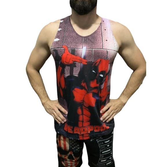 Regata Nadador Maromba Fight Deadpool  *UNISEX* TAMANHO G