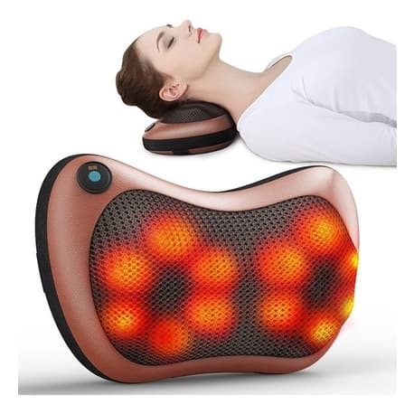 Massageador Shiatsu 110v Elétrico De Carro Casa Veicular Lombar Pescoço Pés
