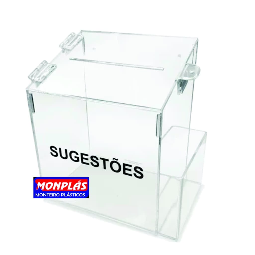 Caixa De Sugestões Em Acrilico