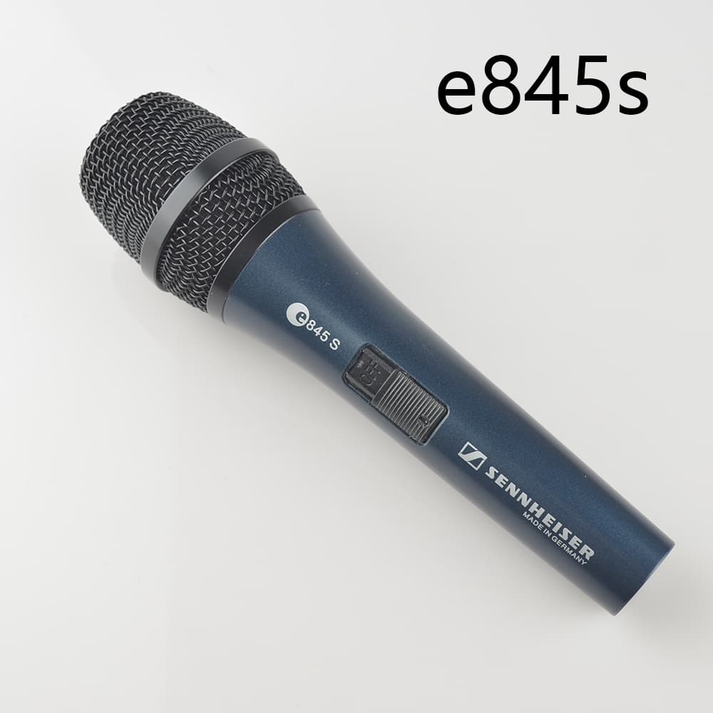 Sennheiser E845S Microfone Cardióide vocal Para Estúdio De Palco De Igreja Tiktok Ao Vivo
