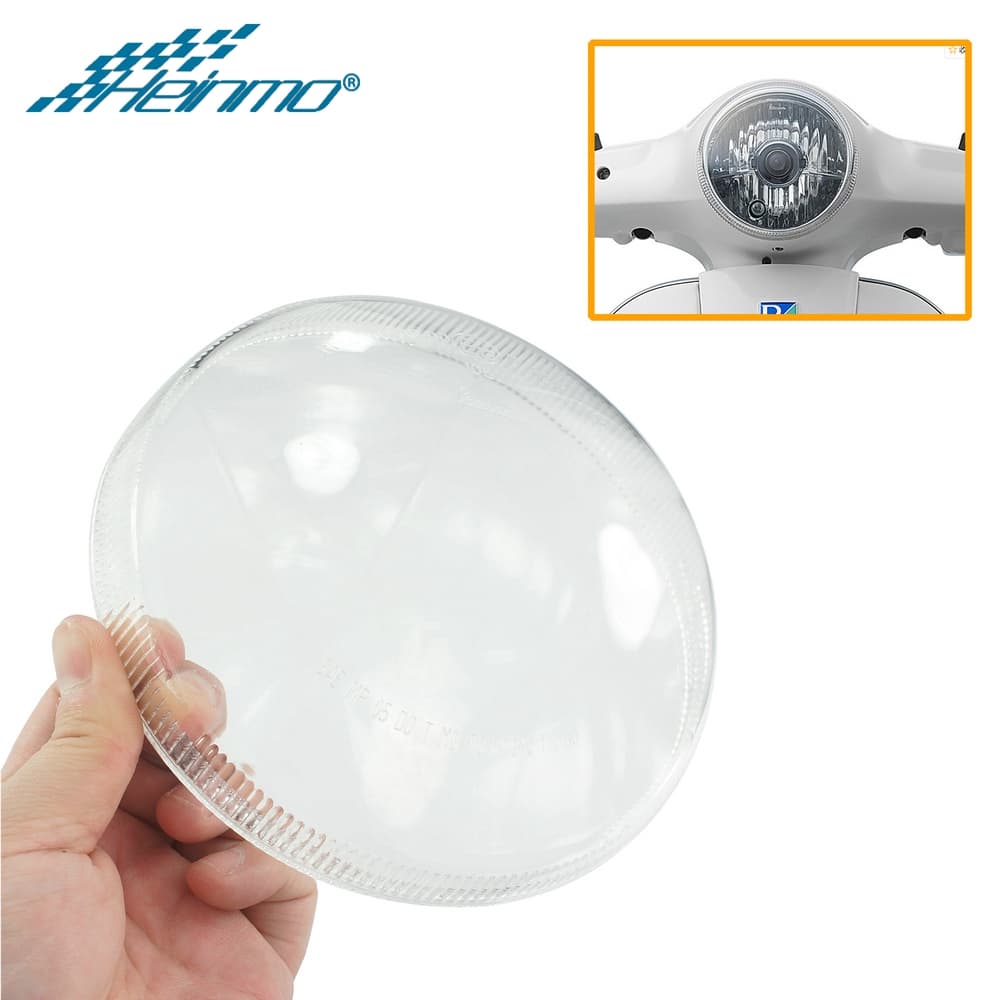 Para Piaggio Vespa LX150 LX125 Farol Lente Capa Frente Cabeça Lâmpada