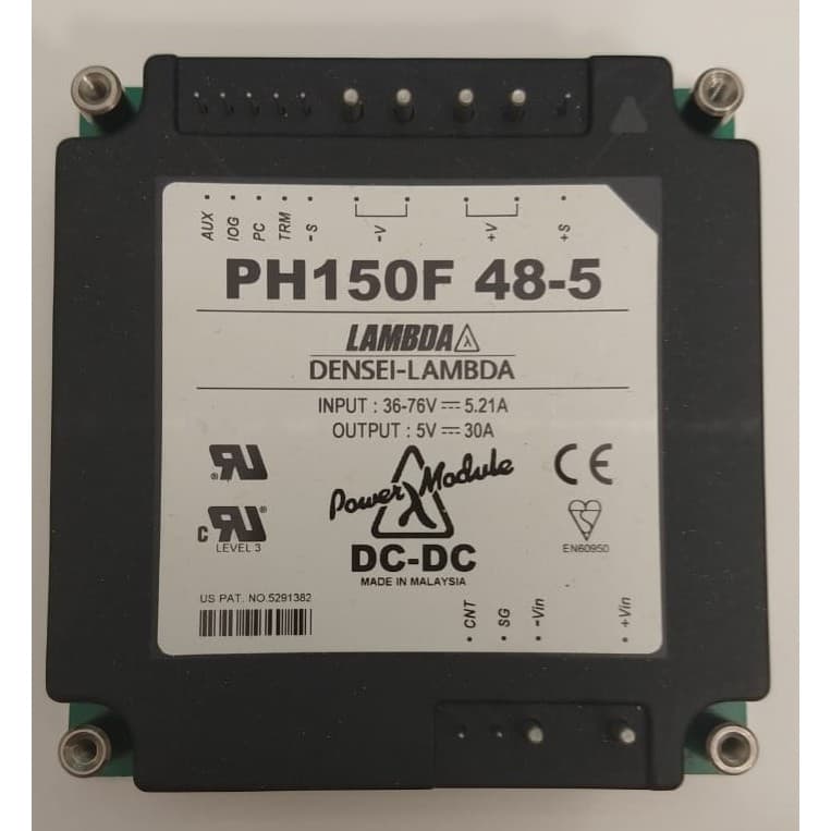 Conversor DC/DC - entrada 36 a 76V -  saída 5 Volts 15 Amperes - 150 watts - PH150F48-05