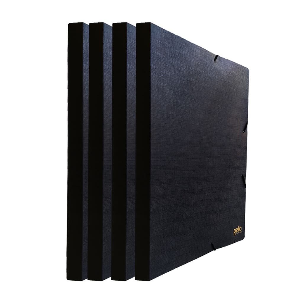Kit 4 Pastas Aba Elástica A4 2cm Dello – Executiva e Organizadora
