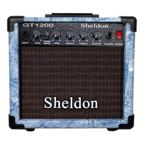 Amplificador Sheldon GT1200 para guitarra de 15W cor jeans Novo  C/ garantia