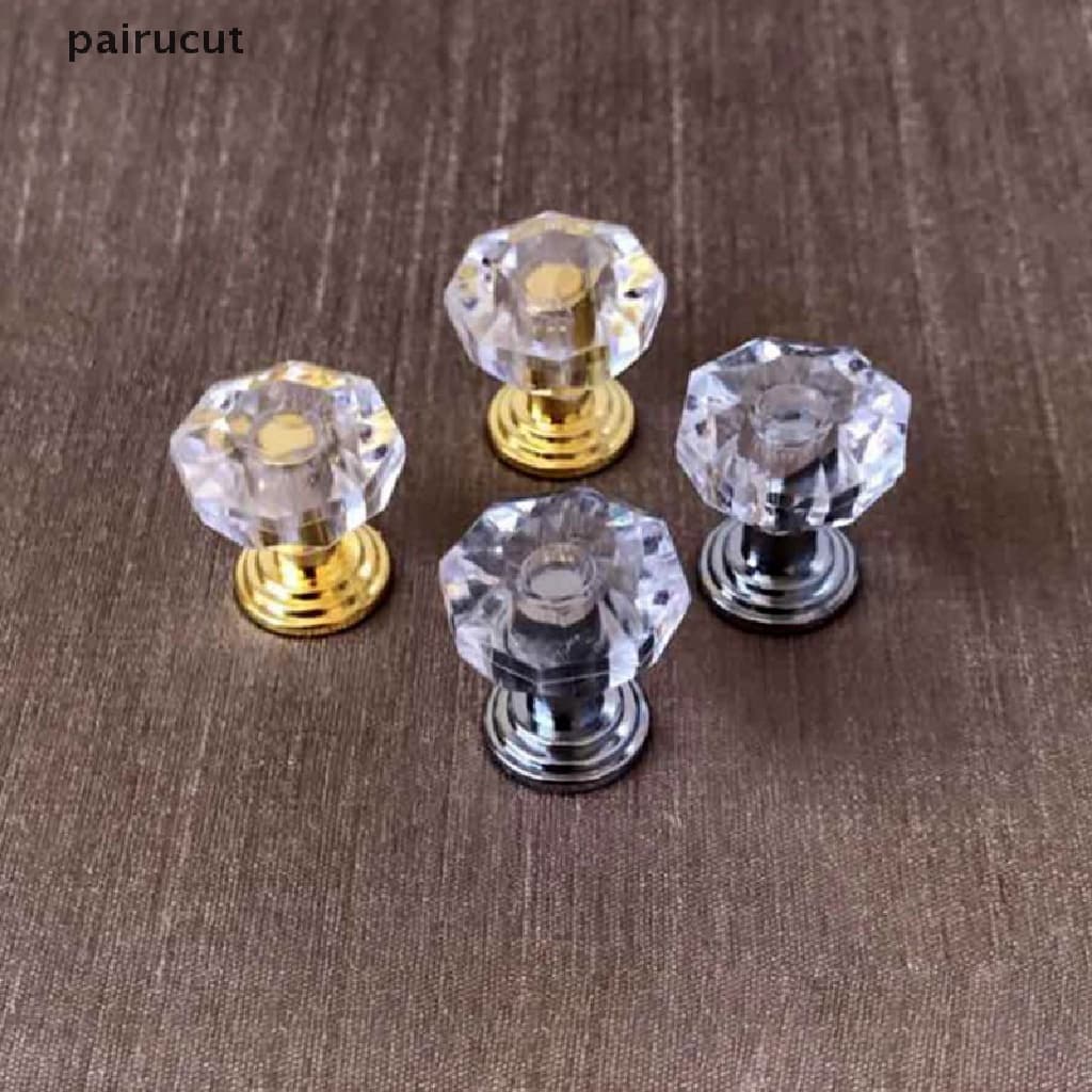 Uiu 10 Peças Puxadores De Cristal Acrílico Armário Gaveta Puxador Maçaneta Da Porta Cabine