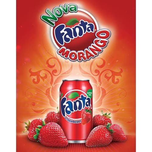 Fanta Strawberry - Refrigerante Morango - Importado dos Estados Unidos