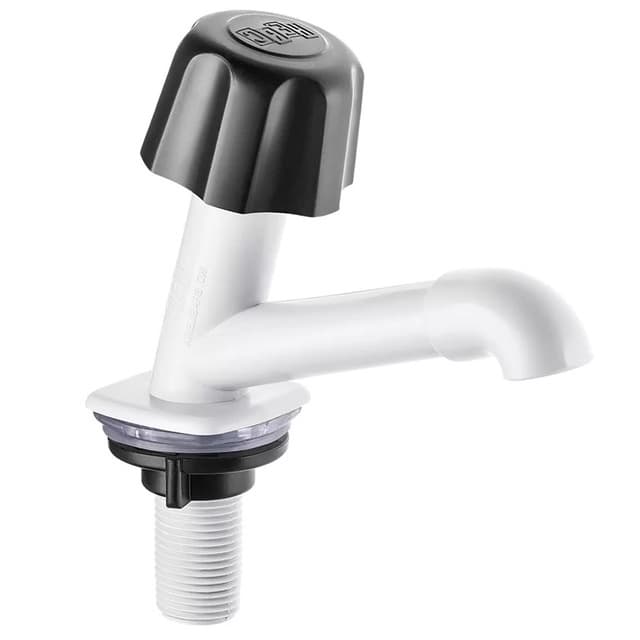 Torneira Herc Plástica PVC Lavatório 1/2 Bancada Banheiro Tanque e etc