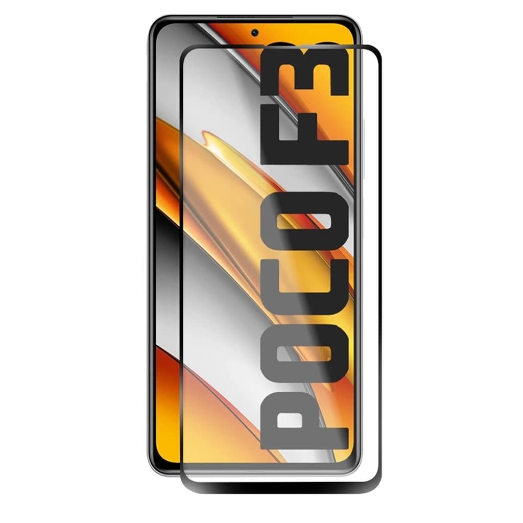 Película Para Xiaomi Poco F3 Em Vidro 3d Ultra Resistente