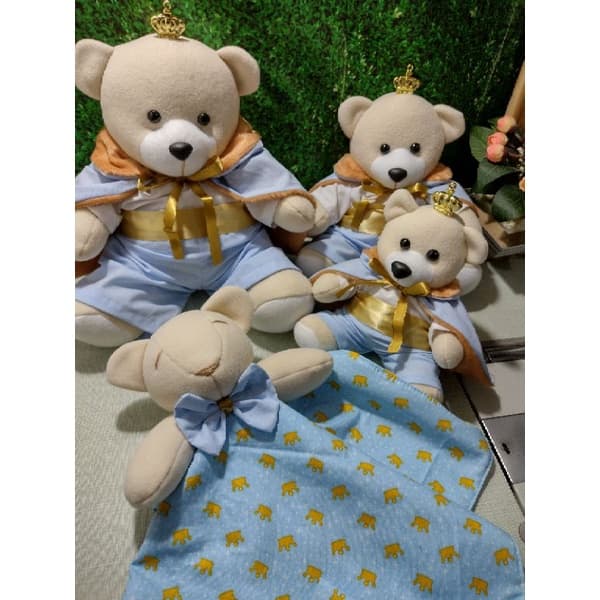 Kit urso + Naninha/Urso para nicho/Urso/Decoração/Naninha/