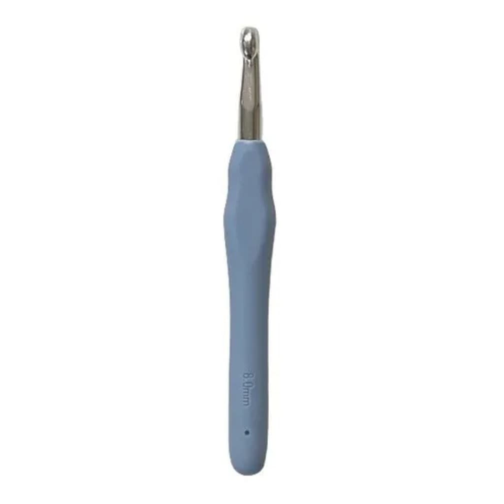 Agulha De Crochê 8mm Cabo Emborrachado