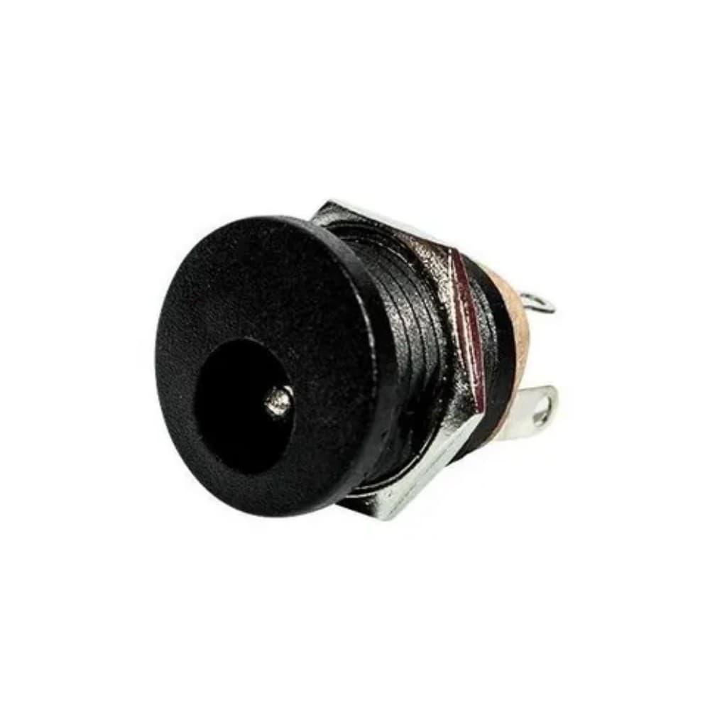 Conector Plug Jack Tipo P4 Dc Femea Dc-022 2,1x5,5mm - Para arduíno, fontes, instrumentos musicais, pulverizadores elétricos