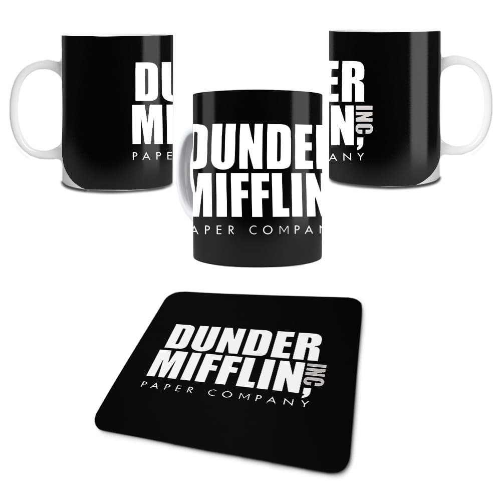 Kit 1 Caneca e 1 Mouse Pad The Office Dunder Mifflin
