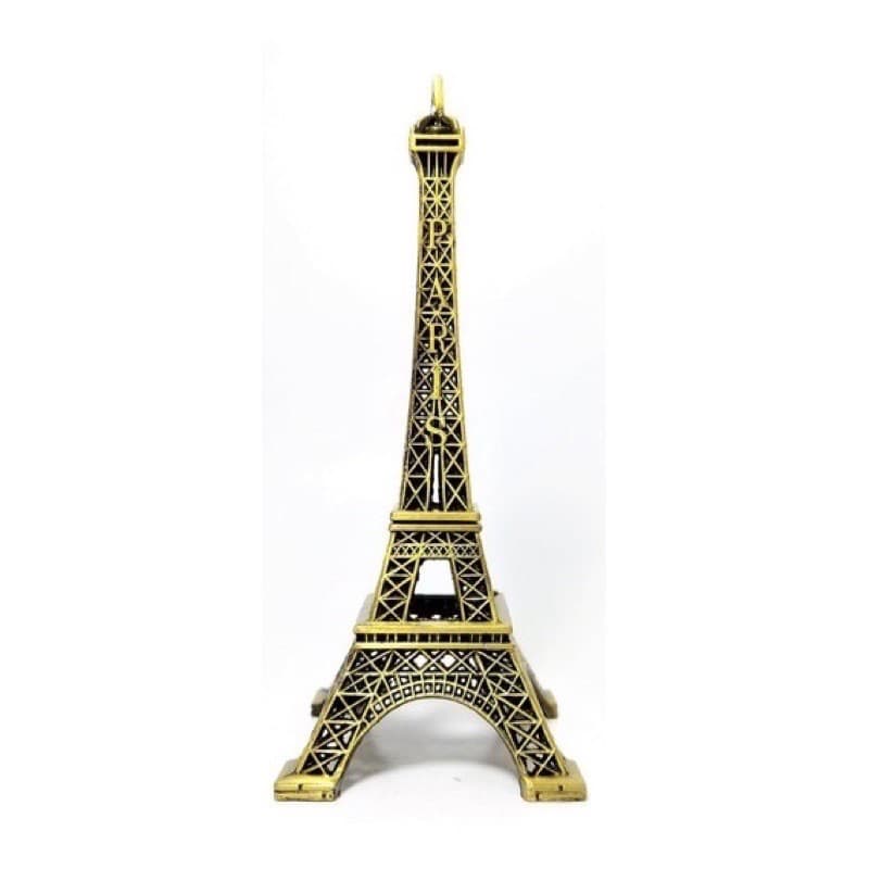 Enfeite Torre Paris Decorativa 13Cm 15cm  Metal