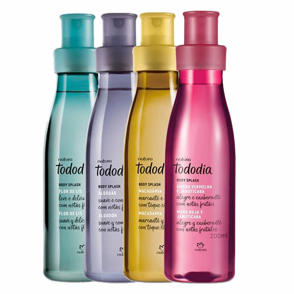 Body Splash Colônia Natura Tododia 200ml - Variados