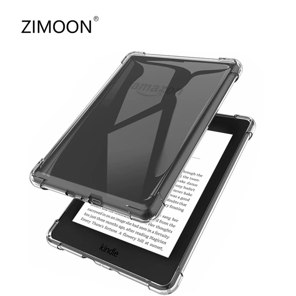 Capa Macia Transparente Slimshell Para Kindle Paperwhite 12/11/6/5/4 5th Premium Leve TPU Traseira Oasis 9/10th Voyage