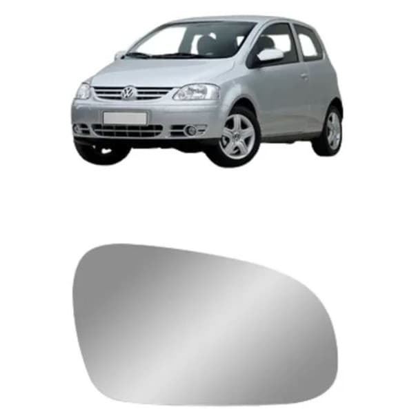 Vidro espelho refil lente retrovisor Fox 2003 2004 2005 2006 2007 2008 2009
