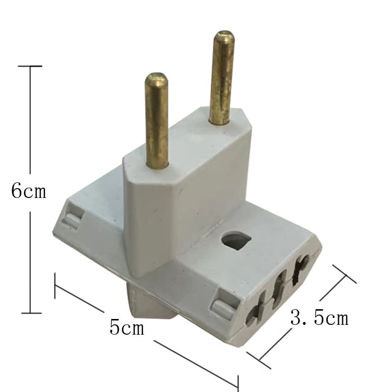 Adaptador para Tomada 3 em 1 forma 十